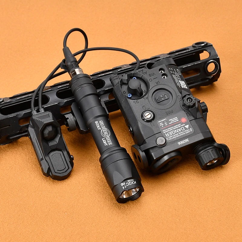 WADSN PEQ15 laser pen M300A M600C flashlight AXON dual control rat tail PEQ15 tactical box infrared laser set