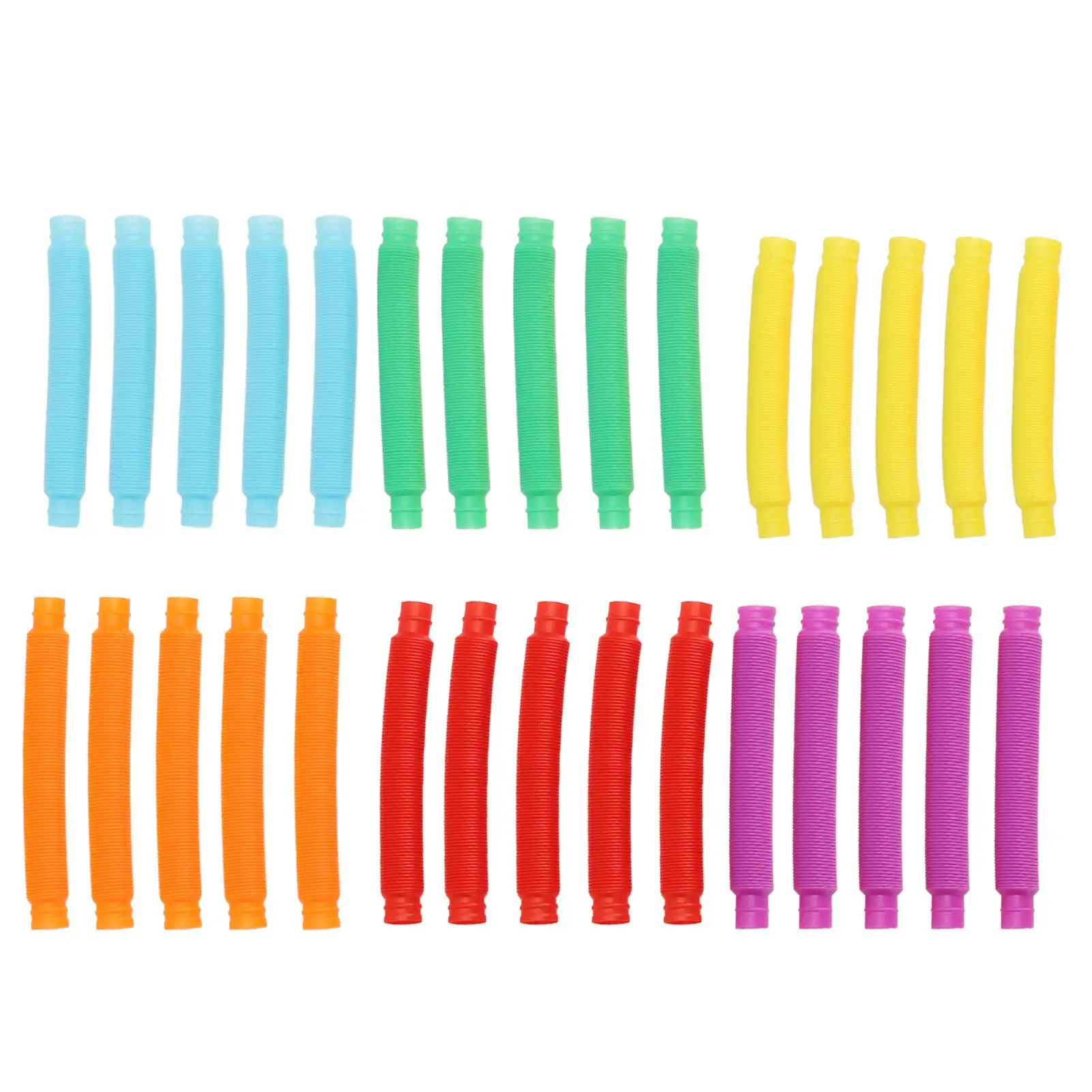 6 Color Tube Toys for exercise - Fun Fitness Equipment for Kids & Adults