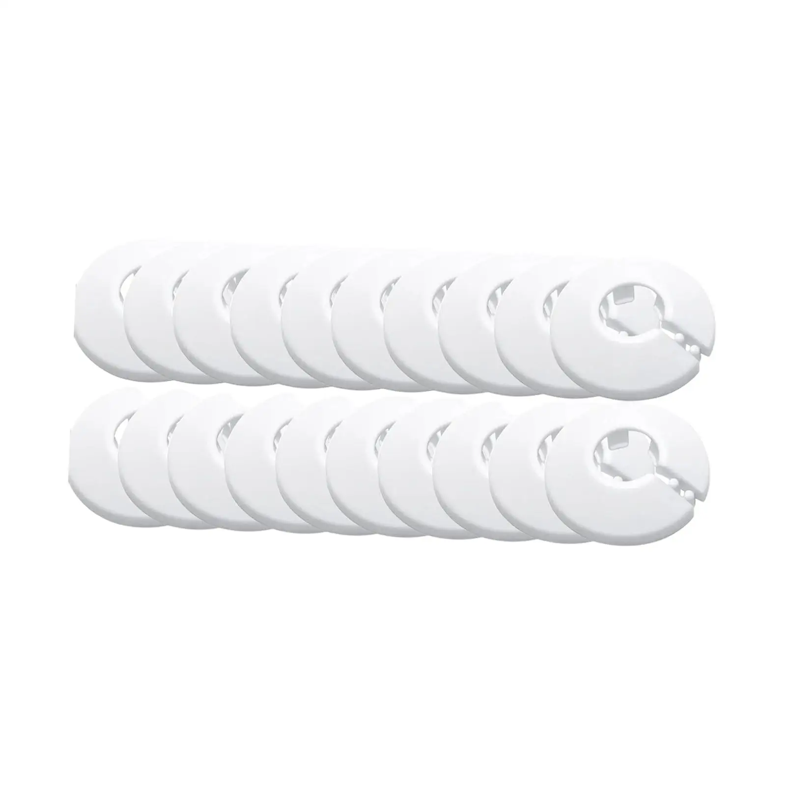 

Heat Sink Pipe Collar Cover PP Flange Water Pipe Decorative Ring for Bathroom Kitchen Wall Drain Line Protection