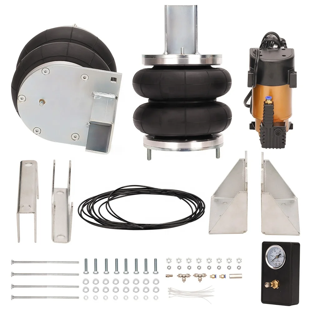 Heady Duty Air Suspension Spring Bag + 12V Compressor Kit For Iveco Daily 35s 35L 06-14 Suspension Parts