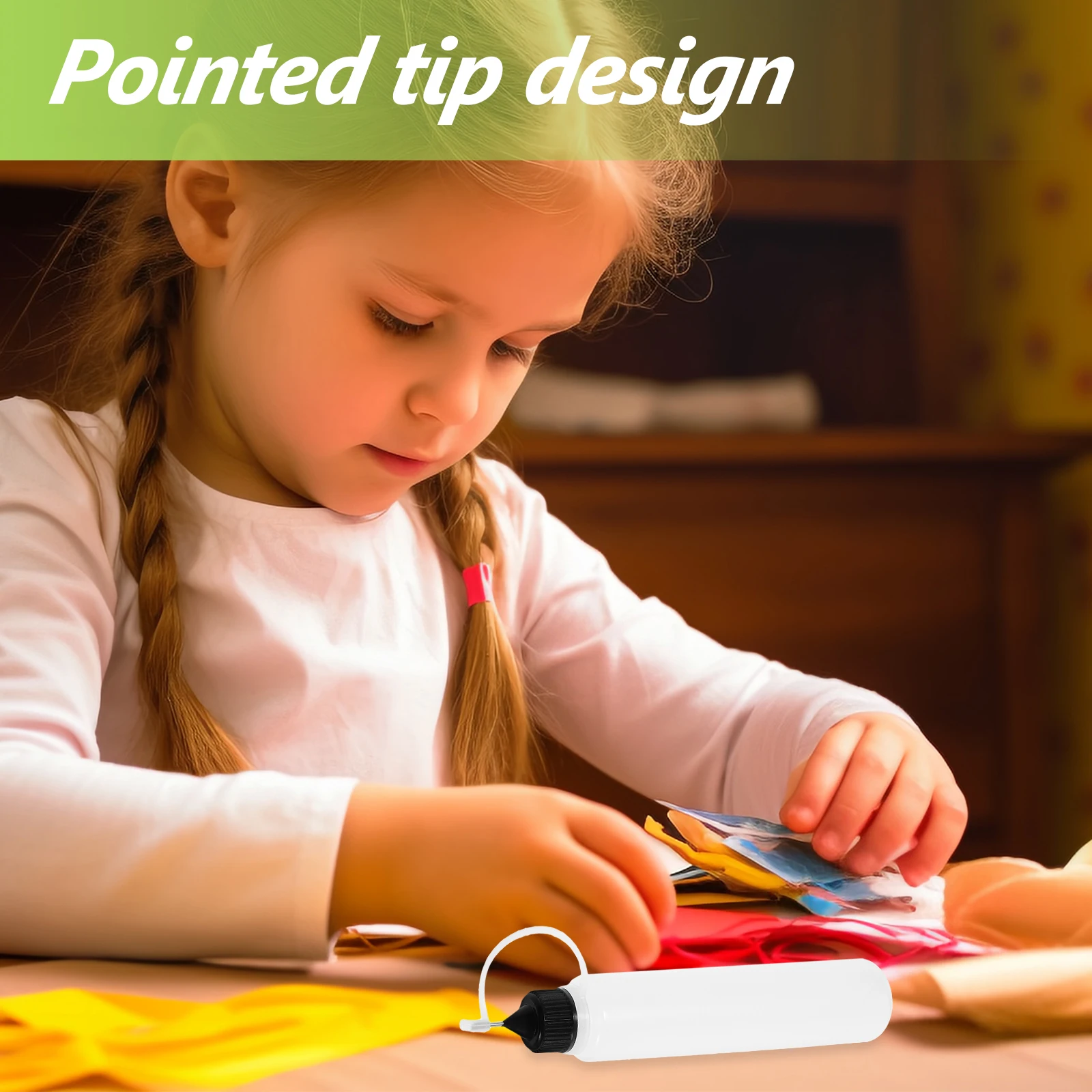 

10pcs Fine Tip Applicator Bottles Small Glue Dispenser For Craft Paint Oil Refillable Squeeze Bottles Needle Nozzle Diy Art