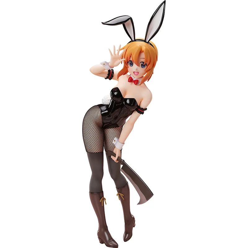 Stock 100% Original FREEing Ryuuguu Rena  B-STYLE Higurashi No Naku Koro Ni Gou Bunny Ver 41cm Anime Figure Model Action Toys