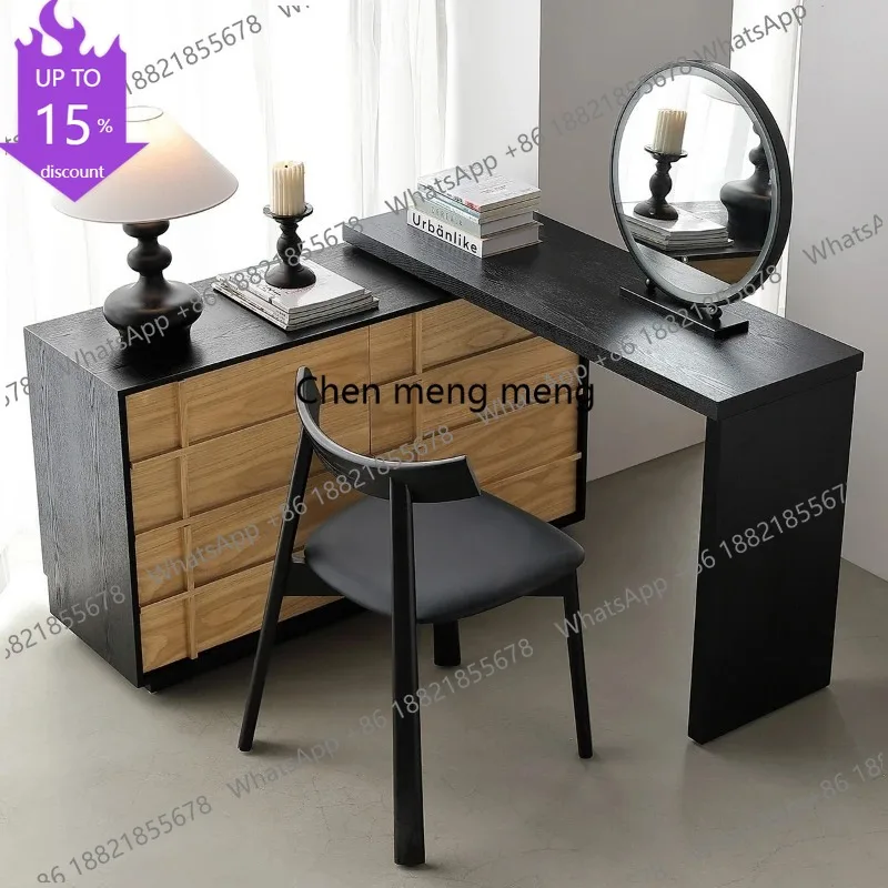 

Туалетный столик D178 в новом ретро-стиле, угловой, с выдвижными ящиками для хранения, для спальни, из массива дерева, мебель для дома, туалетный столик J