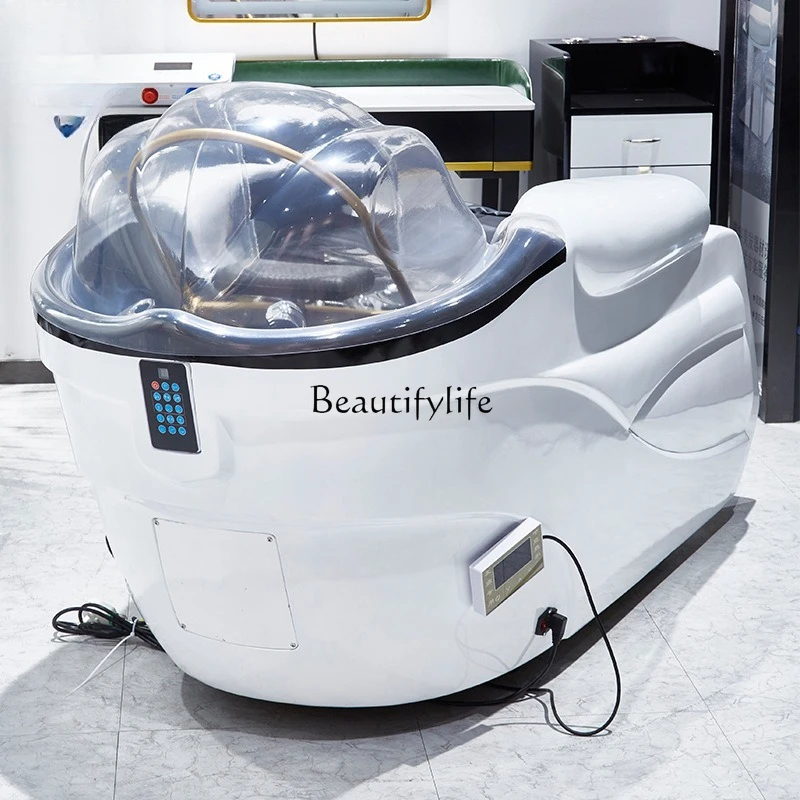 02 * سرير شامبو ذكي لتدليك الجسم بالكامل موفر للطاقة معالجة رأس التبخير الكهربائي سرير التنظيف التايلاندي