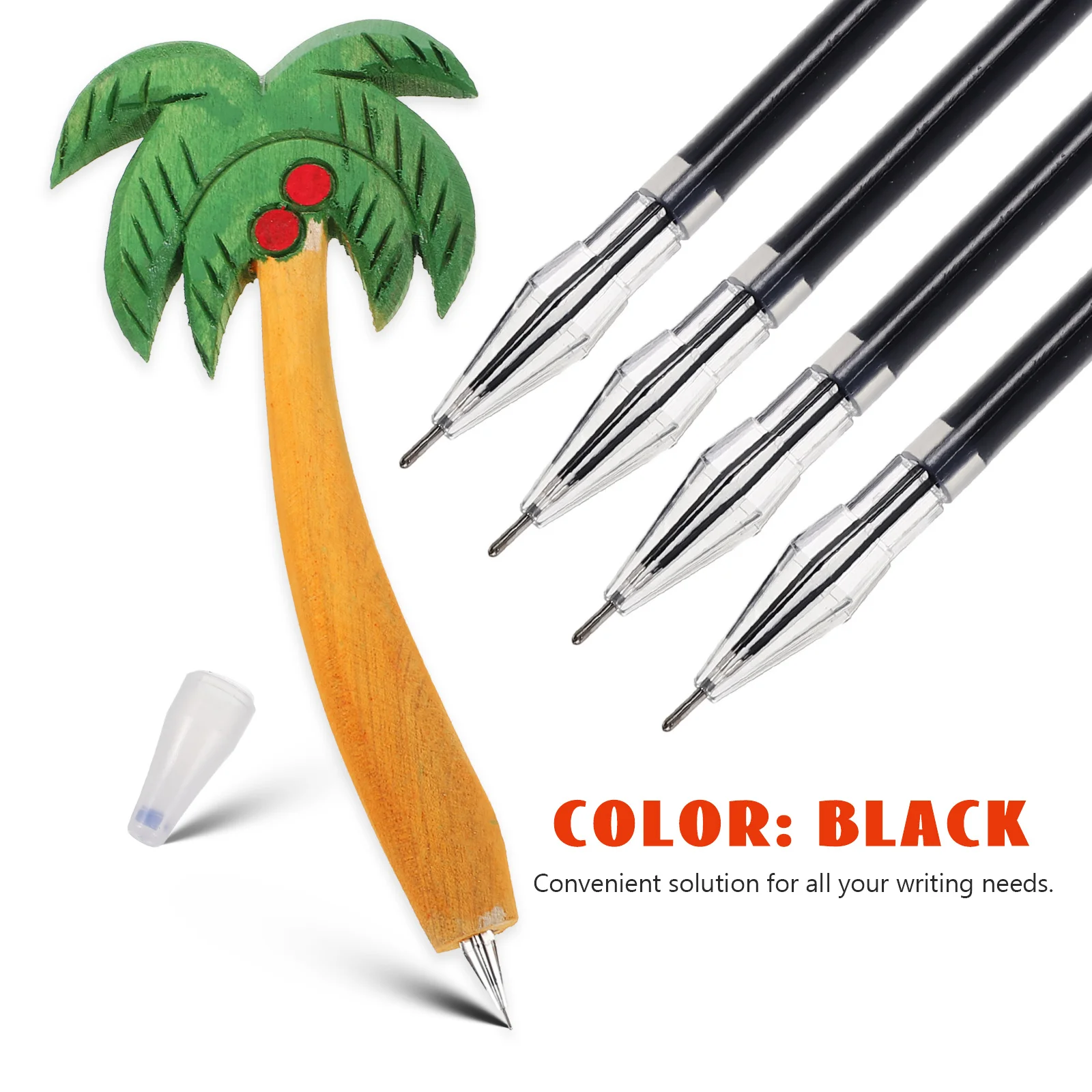 30 قطعة من عبوات أقلام الجل للكتابة السلسة، طرف رفيع دقيق لأقلام نحت الخشب، مكتب استبدال إعادة تعبئة القلم الإبداعي #2