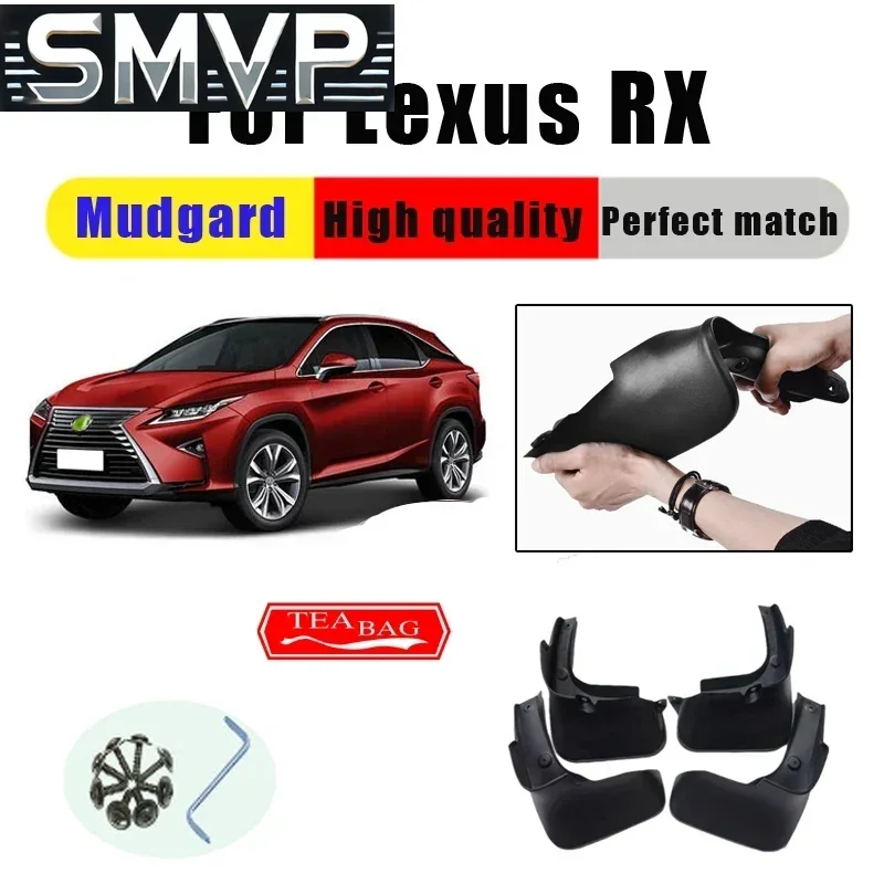 

Подходит для брызговиков Lexus RX RX270 RX350 RX450h, брызговики, брызговики, автомобильные аксессуары, Auto Styline, 4 шт.