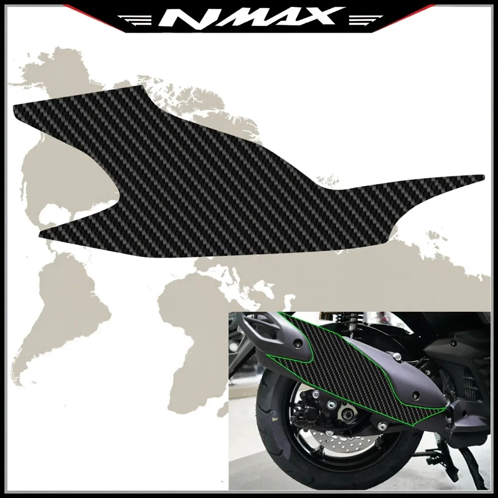 Carbon Brazing Sticker For Yamaha NMAX 155 2020 2021 2022 Full NMAX155 Shell Decal Motorcycle Modification Accessories Waterproo