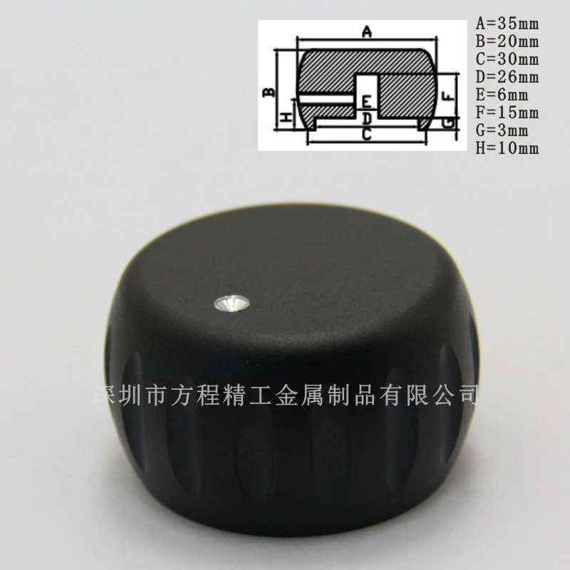 Perilla de potenciómetro de aleación de aluminio de alta gama, 1 piezas, interruptor de volumen, perillas de codificador giratorio