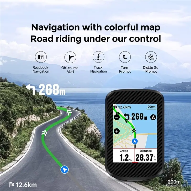 SYDS Touch-Screen Bike Computer For IGPSPORT BSC300T Wireless Global Colorful Cycling Computer Support E-Bike 32G