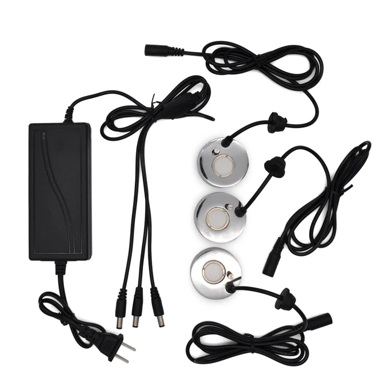 Humidificador ultrasónico, generador de niebla, cabezales atomizadores, fuente de agua, estanque, atomizador, humidificador de aire, enchufe estadounidense, 3 uds./2 uds.