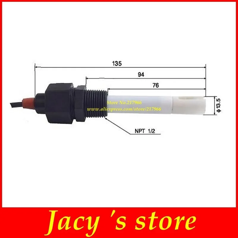 TDS الاستشعار EC الاستشعار الموصلية القطب الكهربائي الموصلية الاستشعار البلاتين الأسود الموصلية متر مراقب المراقب المالي #1