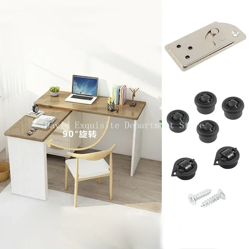 Multifunctional 90 Degree Swivel Folding Hardware Kit For Hidden Space Saving Drop Leaf Table Desk Top Conversion Mechanism