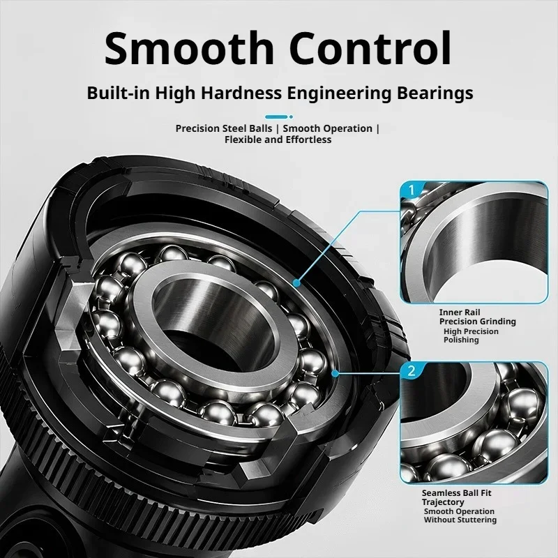 Universal Auto Steering Wheel Spinner Knob Turning Booster Aid with Precision Bearings for One-Hand Control Car Accessories