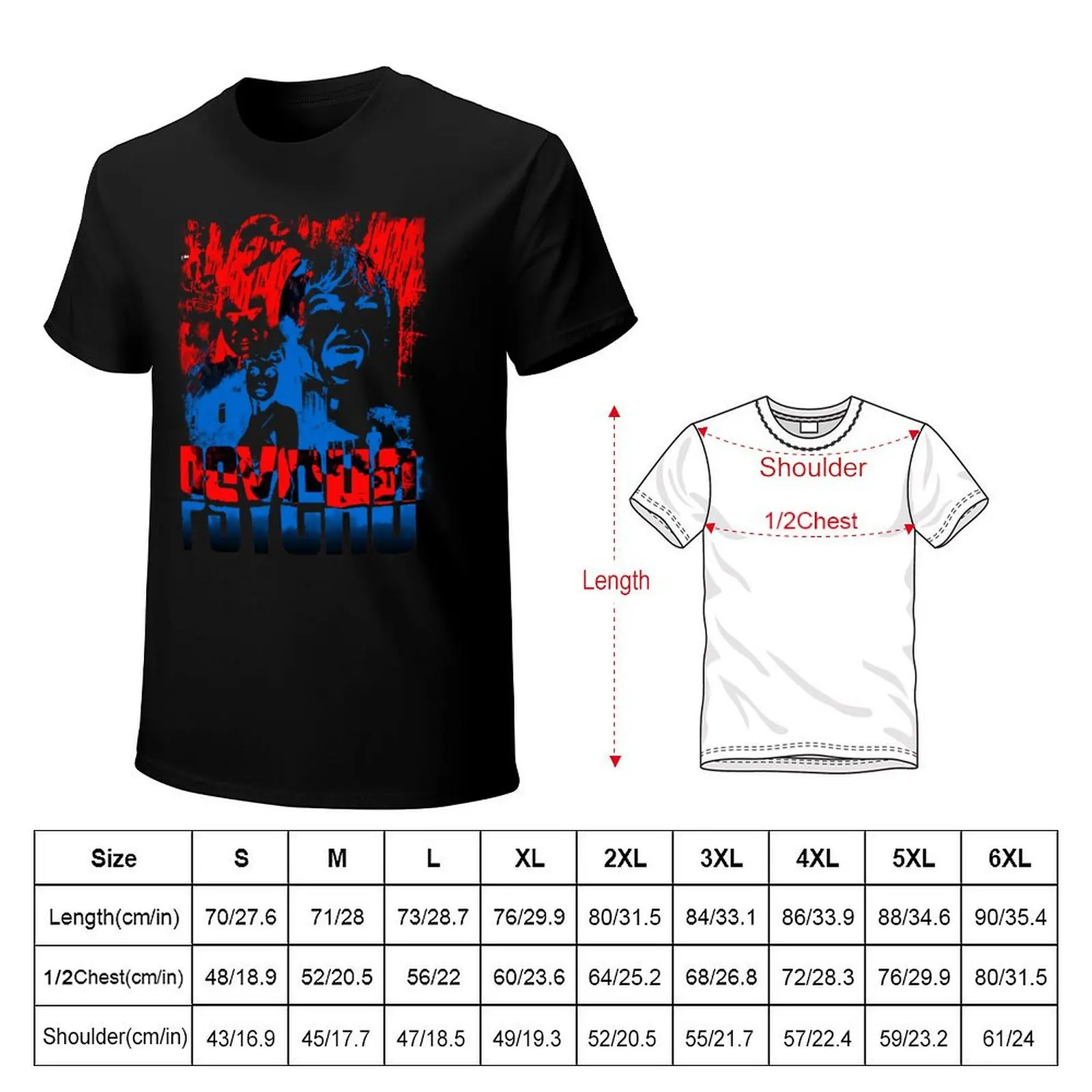 Hitchcock Psycho T-Shirt Halloween Casual T-Shirt