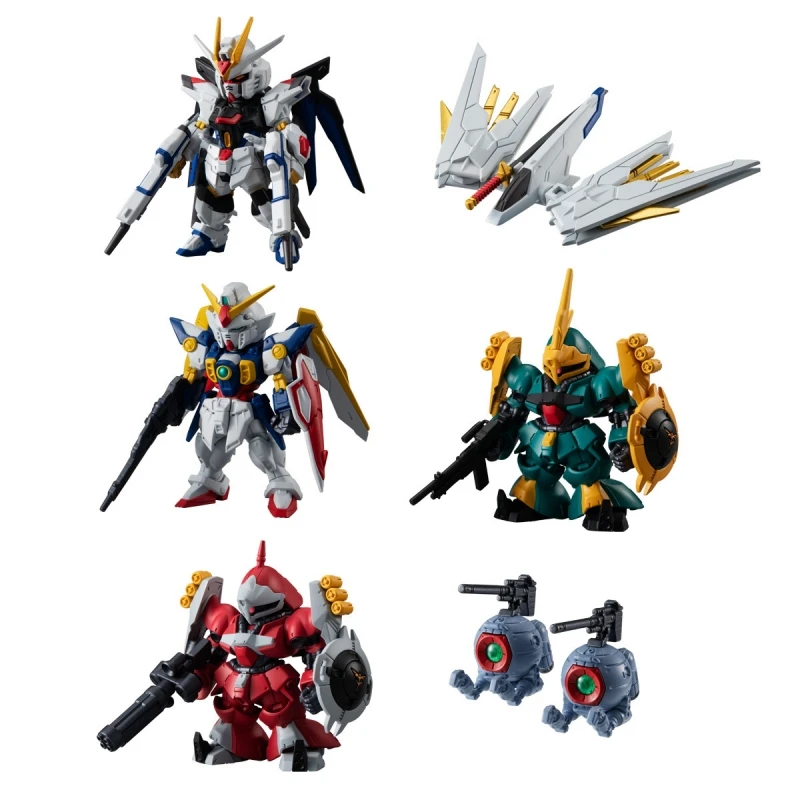 Bandai Original FW GUNDAM CONVERGE ♯25 XXXG-01W Wing Gundam Assembly Model Kit Toys Collectible Gifts For Children