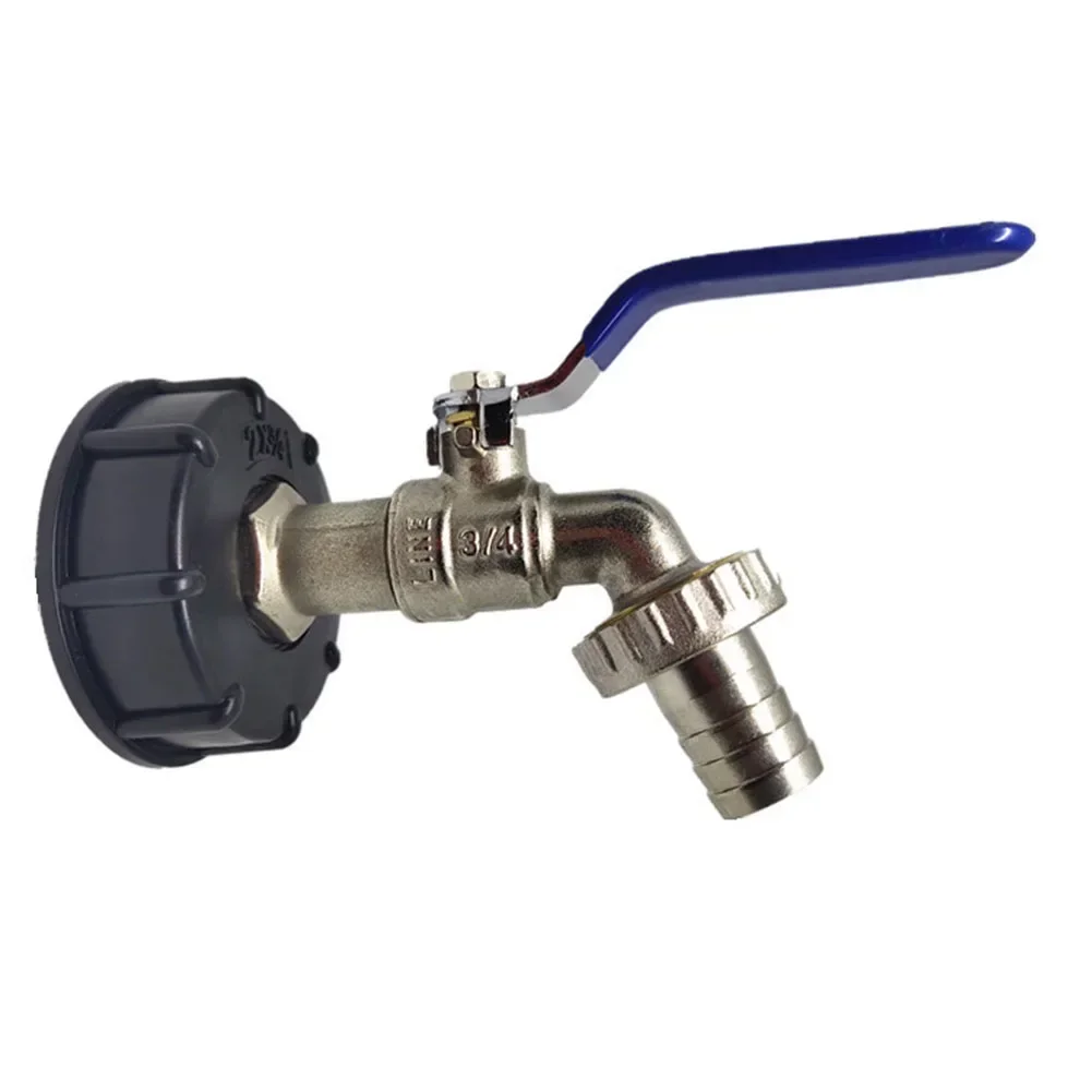 S60*6 Threaded IBC Tank Adapter Connector for Rainwater Systems Plastic Construction Designed to Fit Most IBC Storage Tanks