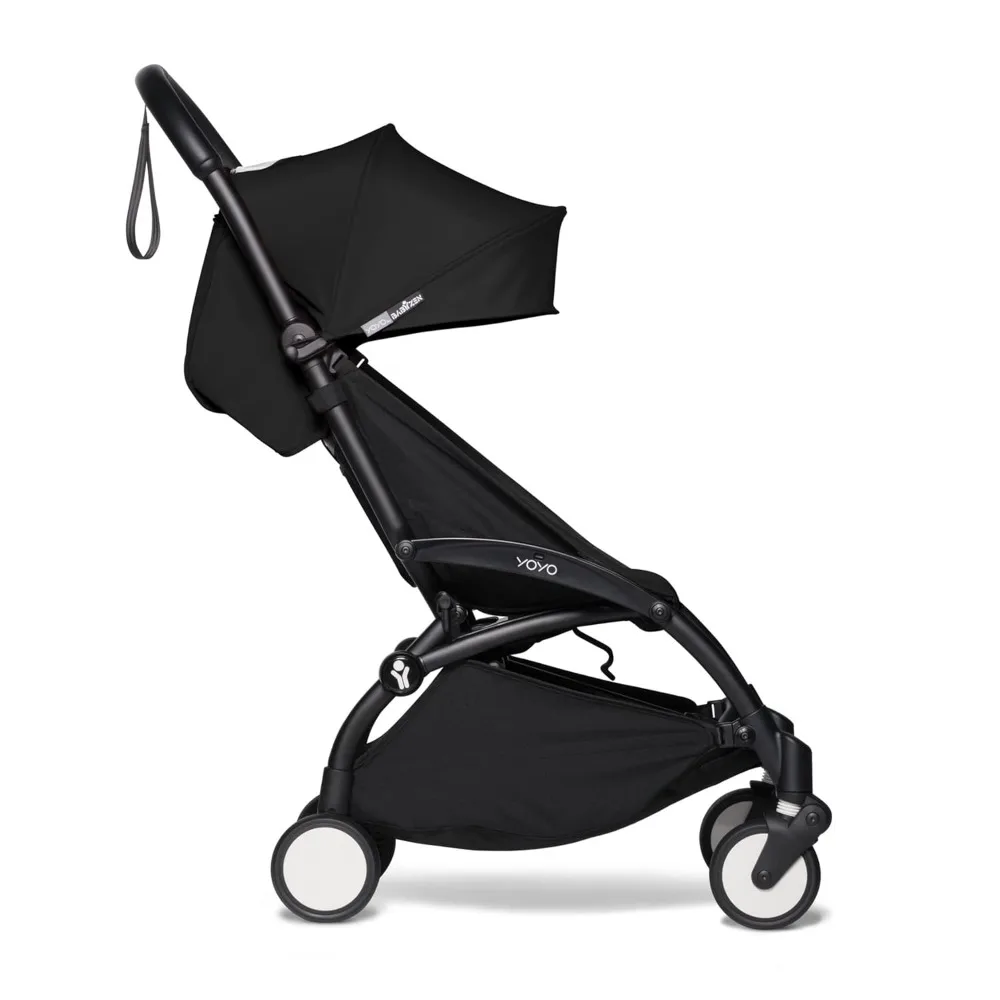 Lightweight & Compact - Includes Black Frame, Black Seat Cushion + Matching Canopy - Suitable for Children Up to 48.5 Lbs