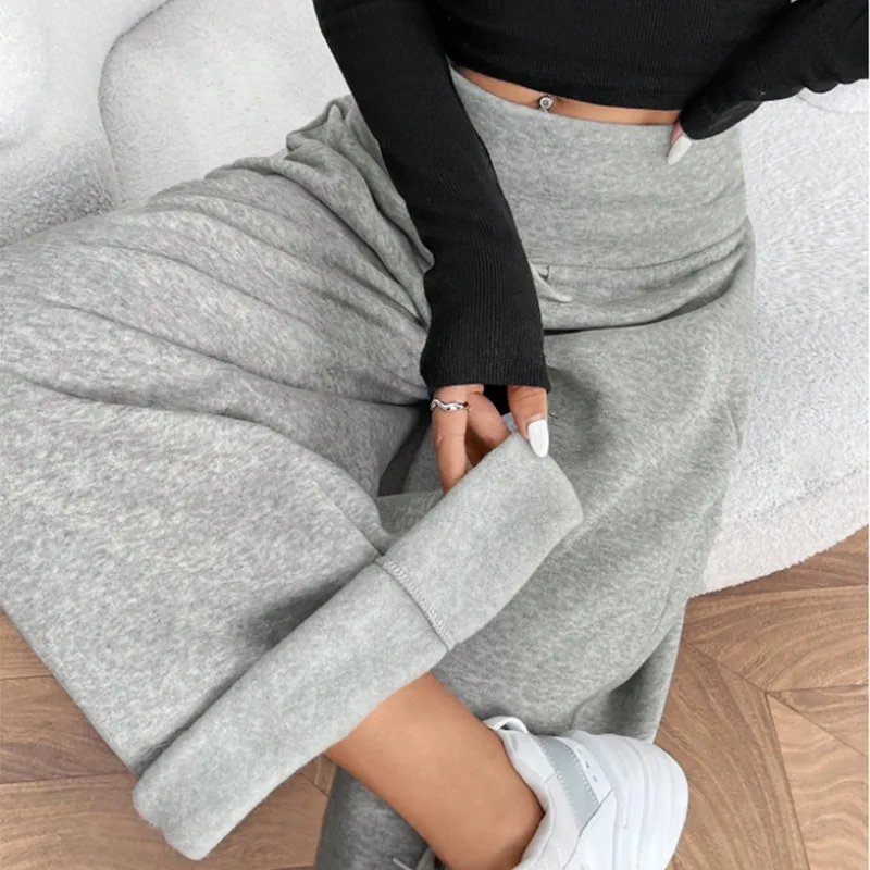 2025 New Fashion Ruffled Lace-up Dress Women Spring Casual Loose Solid Color Retro Round Neck Long-sleeved Dresses For Women