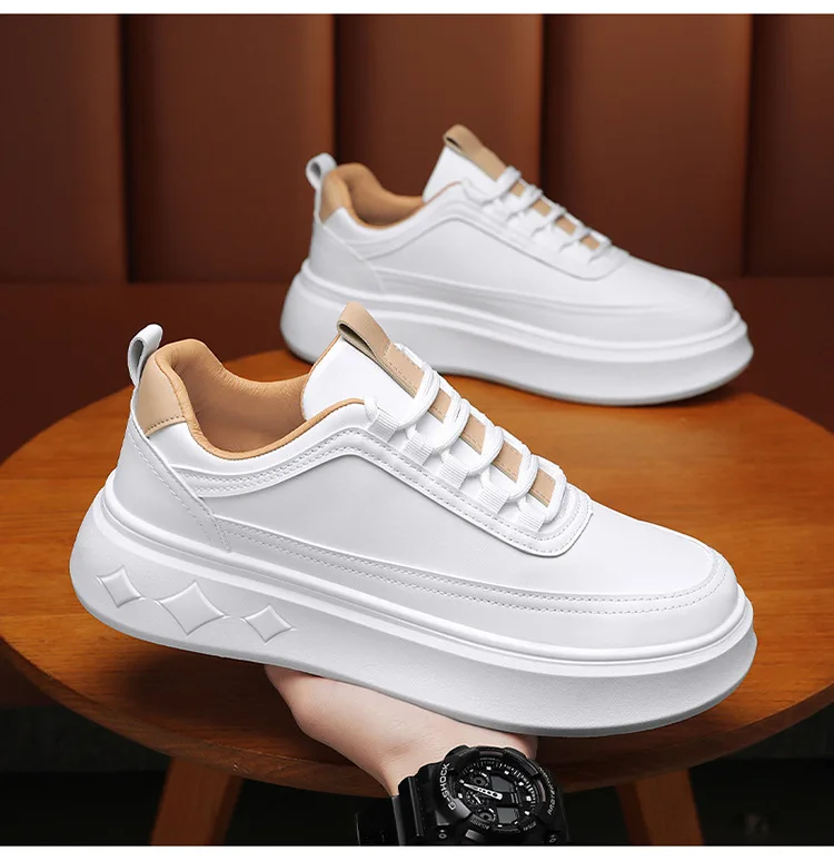 Lässige Sneaker 2026: Vielseitige Low-Top Herren-Sneaker, Bequeme und Trendige Outdoor-Laufschuhe mit Dicker Sohle – Detail 21