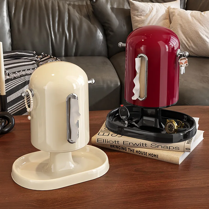 

Коробка для бумажных полотенец, высококачественная домашняя гостиная, новая модель 2025 года, легкая роскошь, античный стиль, стеллаж для хранения чайного столика, ящик для бумаги