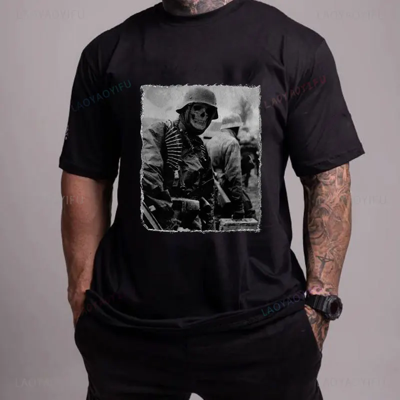 Cheavyweight, Германия, Бельгия, Ardennes 1944 г., хлопковая футболка немецкого солдата, летняя классическая мужская и женская футболка с коротким рукавом и круглым вырезом