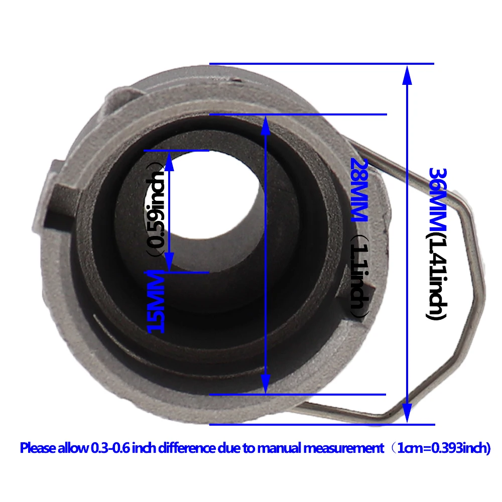 Cooling Coolant Hose Flange Pipe 3B0122291B Aluminium Quick Connector  For Jetta Golf Bettle A1 A3 TT Seat Leon 3B0 122 291 B