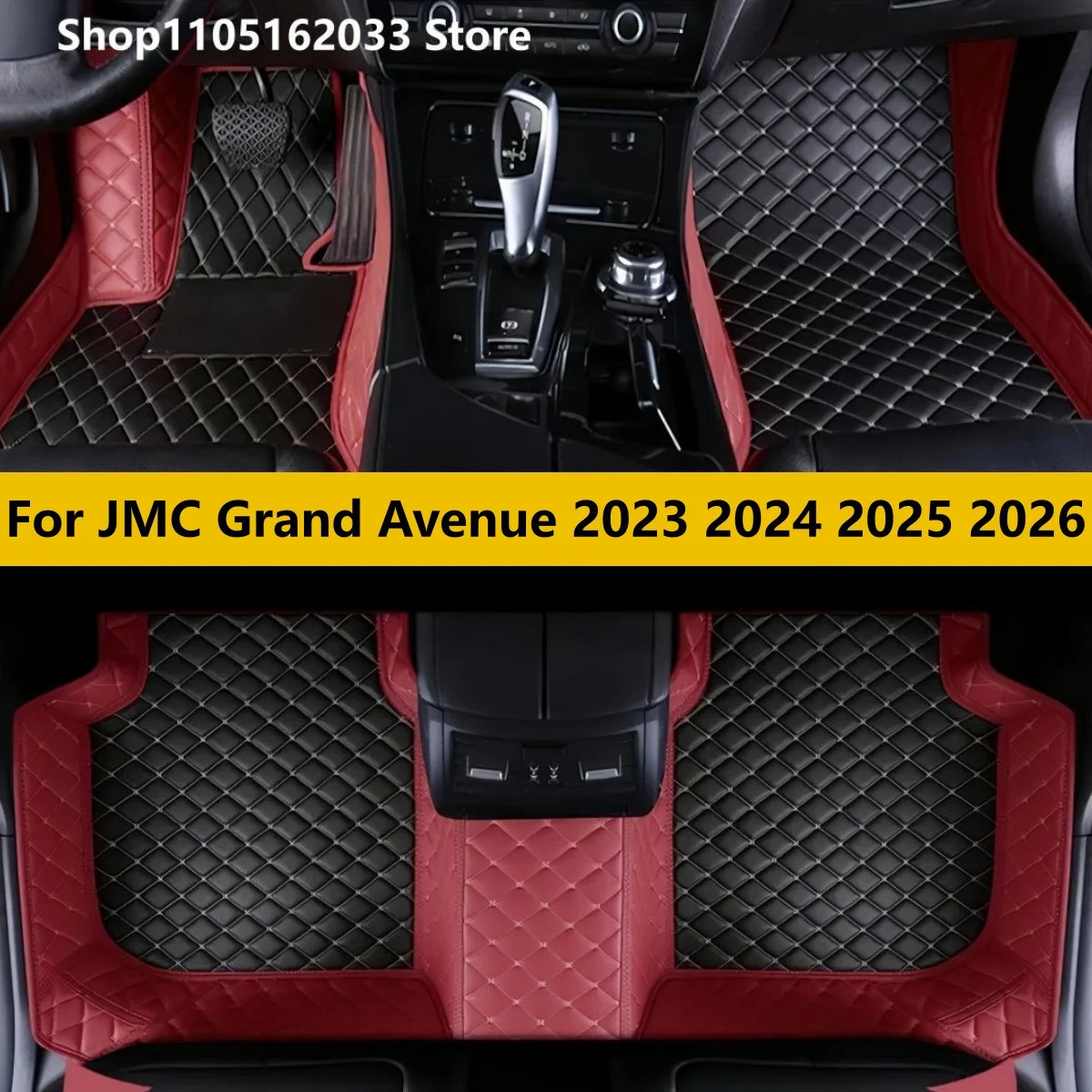 

Car Floor Mats For JMC Grand Avenue 2023 2024 2025 2026 Floor Mats For Cars Waterproof Full Set Mat Accessories