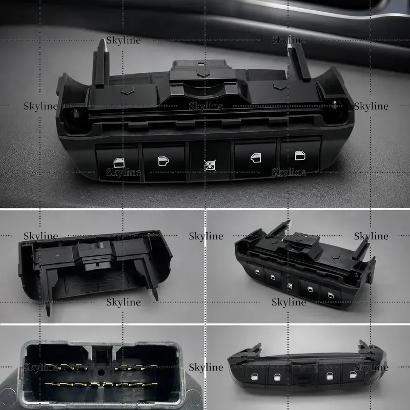 Power Window Main Switch Assembly 93570H7000WK 93570-H7000 For Kia Soluto 2018-2024 Auto Electric Control Button Replacement