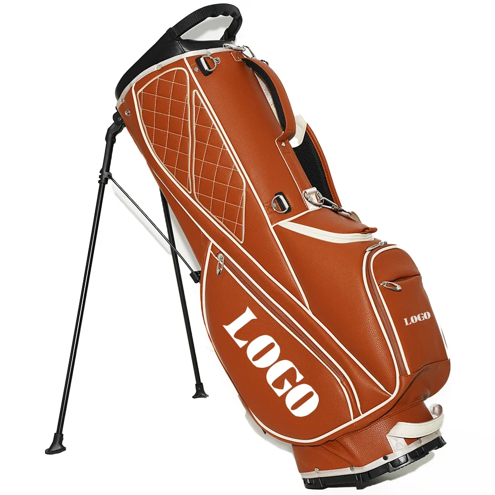 OEM ODM custom logo waterproof golf bag sun mountain parts luxury pu leather golf bags