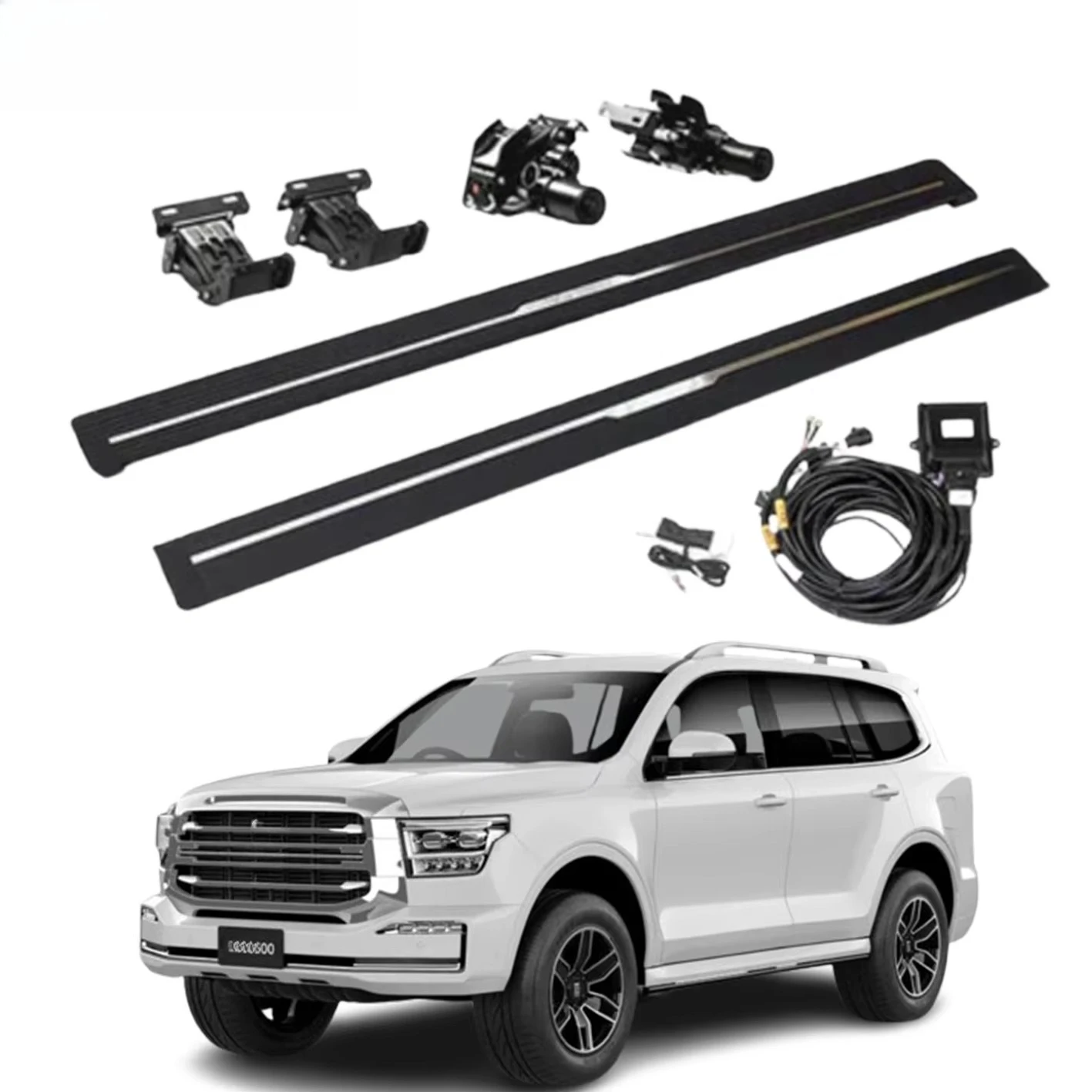 

Epic Level Automotive Parts Power Running Boards Electric Side Steps Aluminum Electric Side Step for tank 500