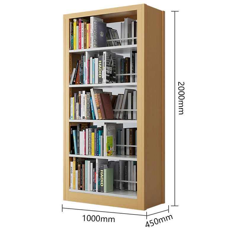 

Cheap Price Library Metal Bookshelf Library Shelving Furniture Large Capacity Book Rack Shelves Bookshelf for School Library Use