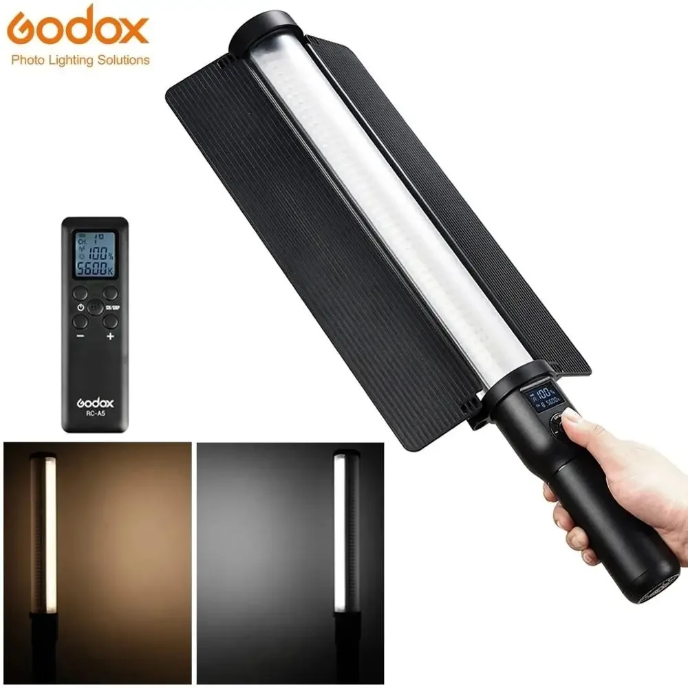 LC500 LED Light Sticks Adjustable 3300K-5600K Color Temperature CRI 95 Built-in Lithium Battery 14.8V/2600mAh