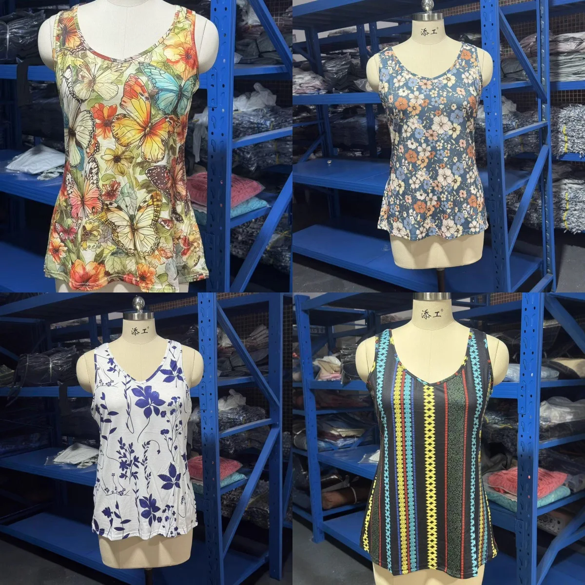 Europe and America Foreign Trade 2025 New Fashion Casual High Quality Vest Tops