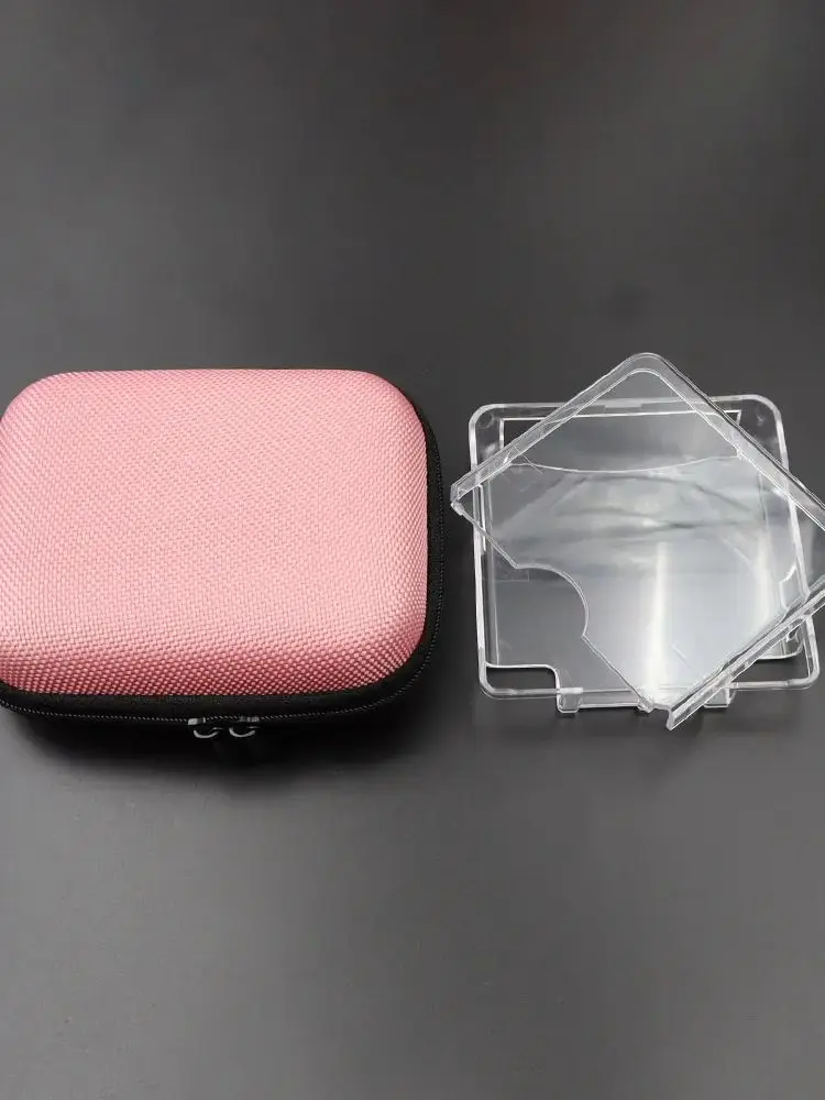 Pour GBA SP dur Airform Airfoam pochette de jeu de protection sac boîte étui pour Game Boy Advance SP boîte en cristal transparente