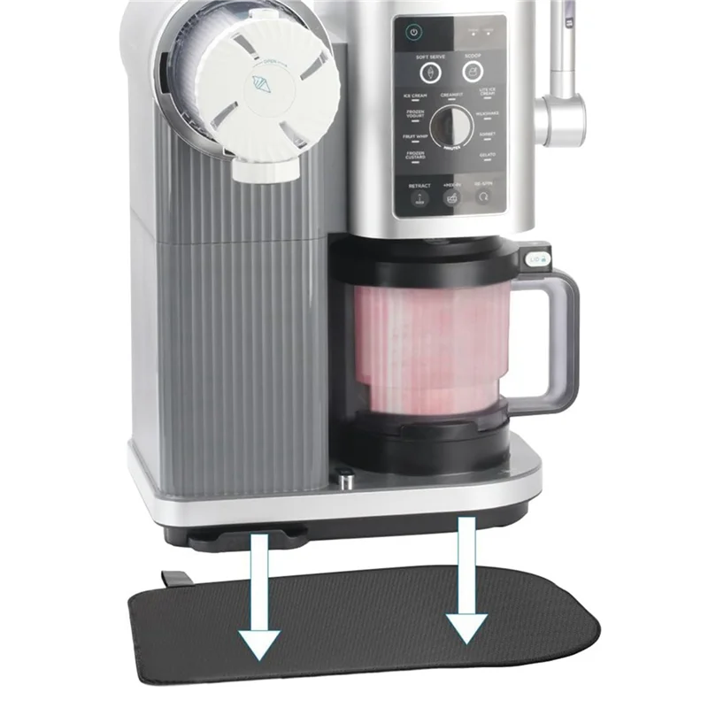 B89B-almofada deslizante para ninja nc700 nc701 máquina de sorvete deslizar rapidamente na mesa acessórios de sorvete