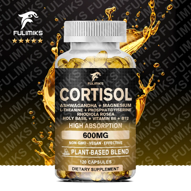

Добавки Cortisol — улучшают настроение, концентрацию и релаксацию, снимают тревогу и способствует здоровью мозговых нервов — 120 капсул