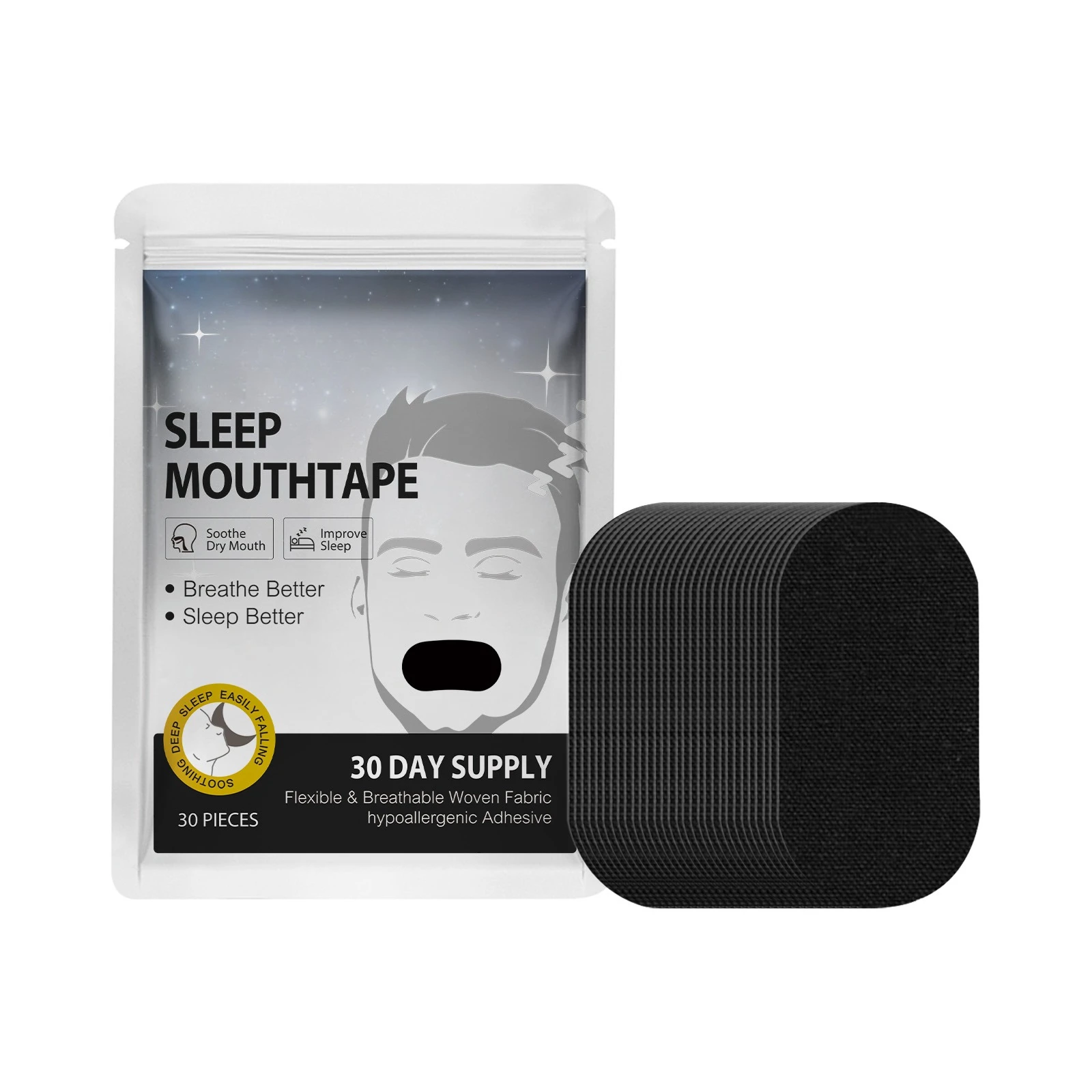 

Anti-snoring sleep sticker, relieve snoring, gentle care, night rest, calm and comfortable sleep sticker