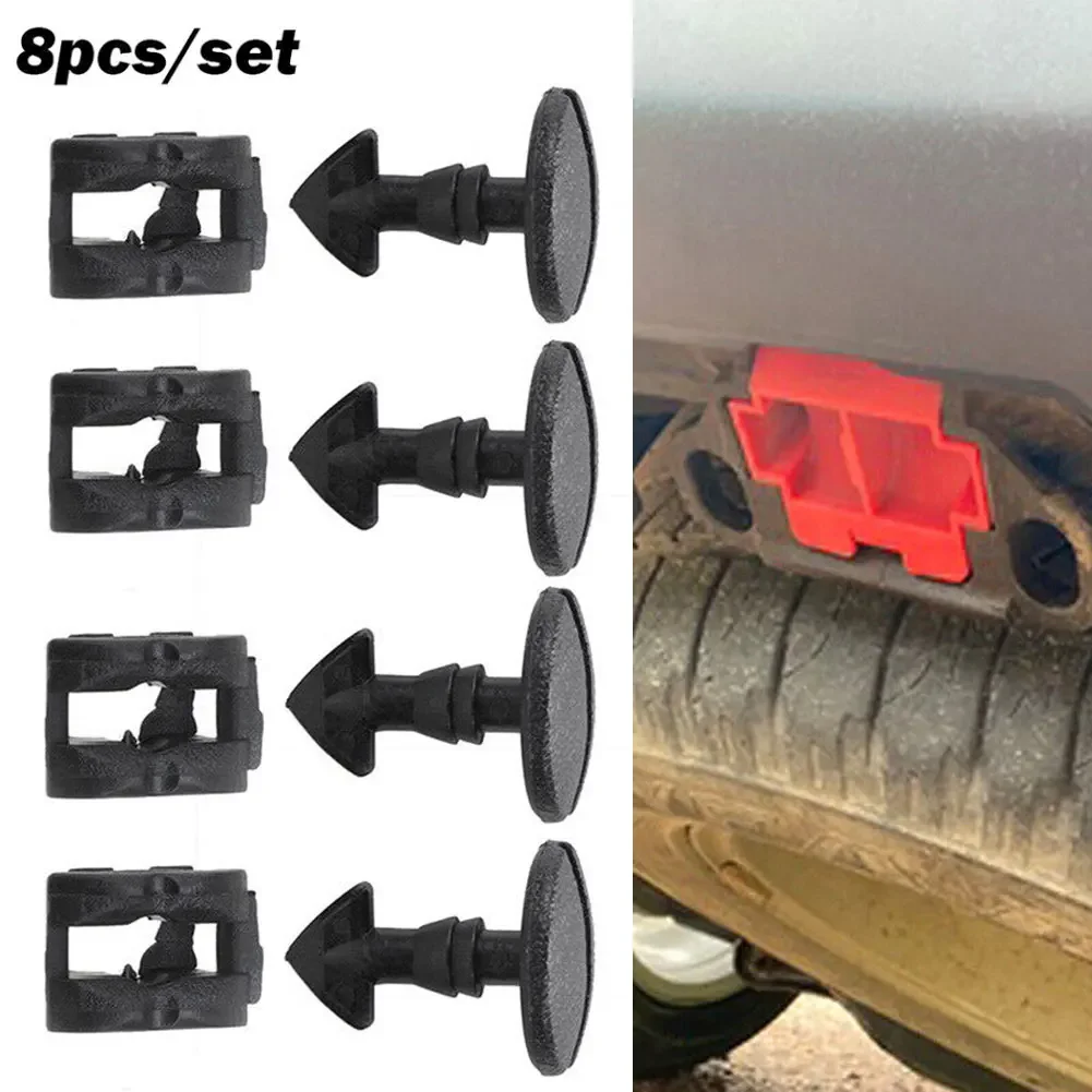 

4sets For Land Sport Discovery Sport 3 4 LR2 LR3 LR4 2 Rear Bumper Turn Lock Clips Tow Eye Cover Part Supply Set