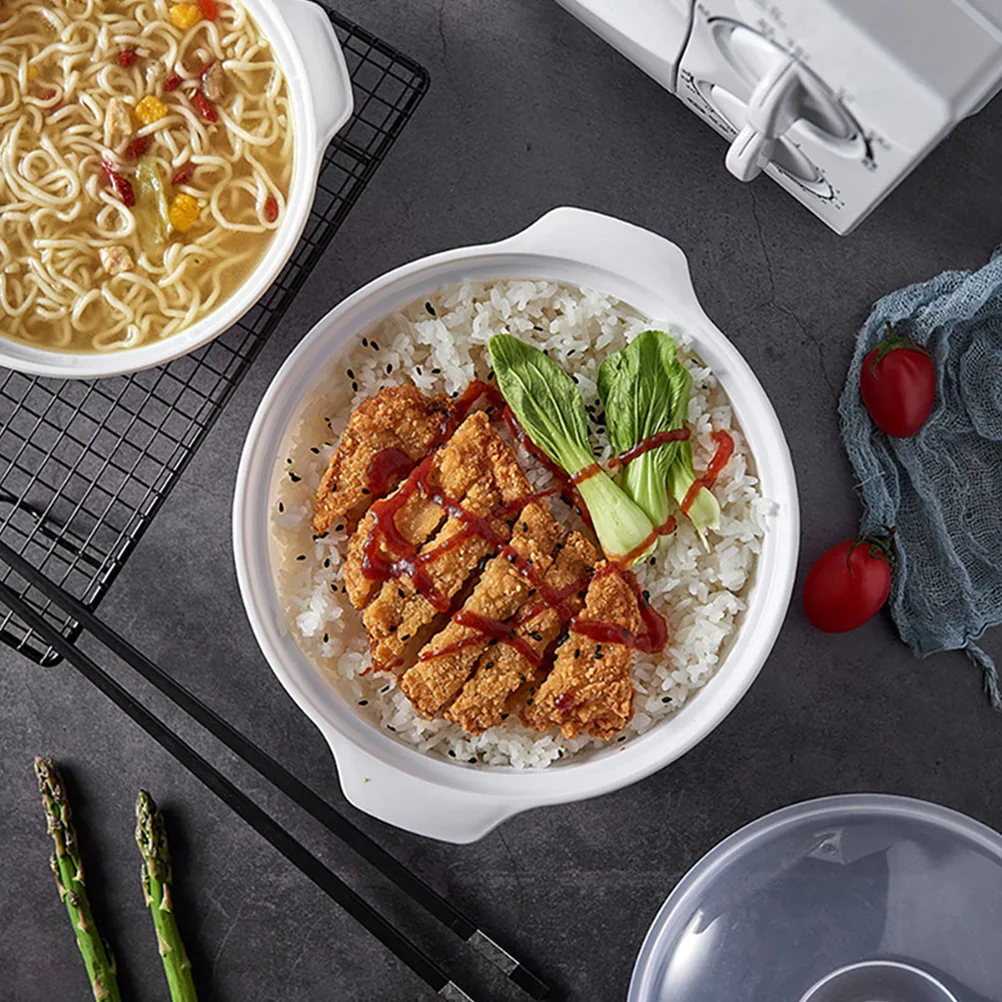 

3pcs Microwaveable Lunch Box Heating Food Container Reusable Bento Portable Meal Box Home Office Camping Outdoor Plastic