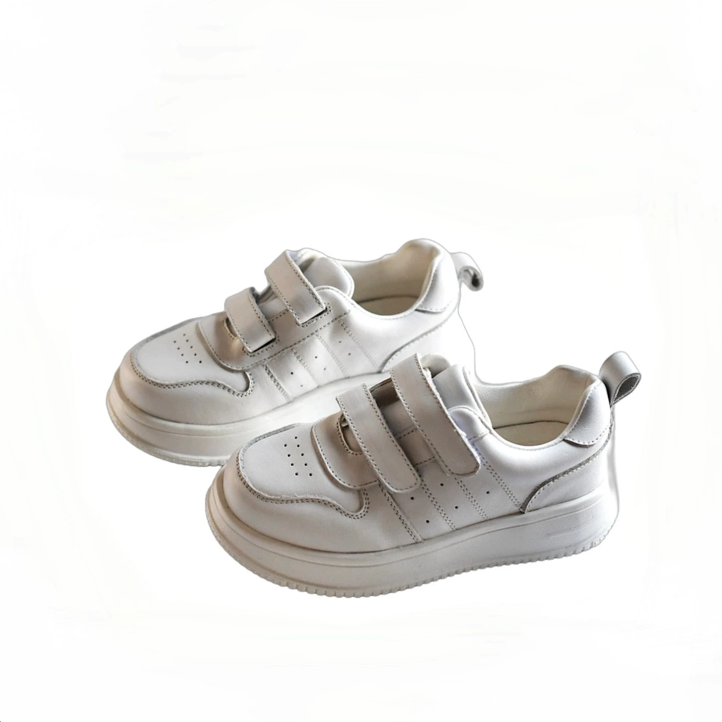 

Autumn Real Leather Kids Skate Shoes Spring High Quality Cowhide Breathable Children's Casual Shoes Boys Flats