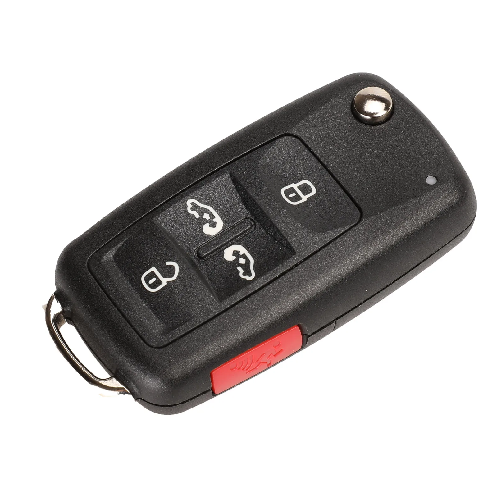 Jingyuqin 2/3/4/5 Tasten Klappbare Fernbedienung Autoschlüsselhülle für VW Sharan Tiguan Golf Sagitar Polo MK6 Touareg