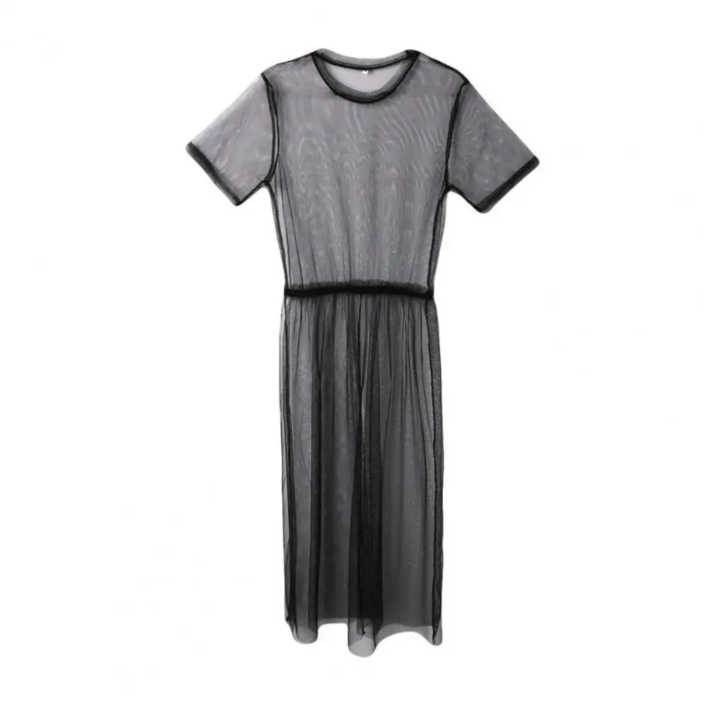 メッシュのマキシドレス,透明,チュール,レース,ロング,カジュアル,タイト,セクシー,ブラック,イブニング,ヴィンテージ