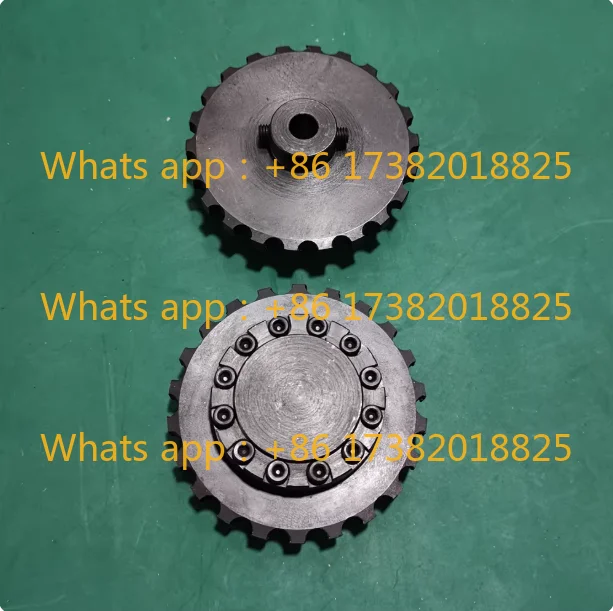 For Hydraulic Excavator Simulation Sprocket Model Driving Wheel Wire Drawing Walking Sprocket Aluminum Alloy Material
