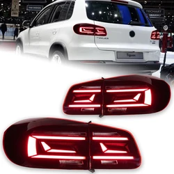 AKD Car Styling for VW Tiguan Tail Light 2013-2017 Tiguan 12V LED Tail Lamp LED DRL Dynami Signal Brake Reverse auto Accessories