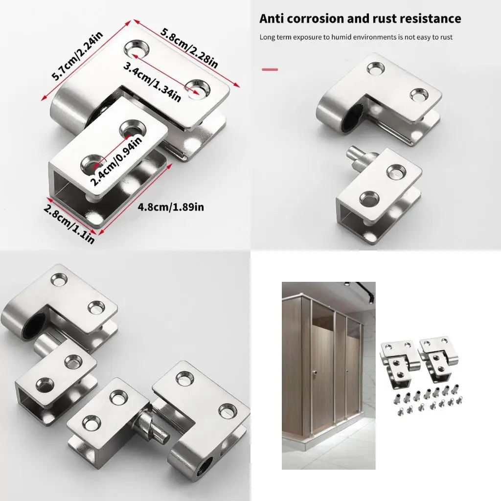 

652F Commercial Bathroom Door Fastener 304 Integrated Installation Corrosion-resistant