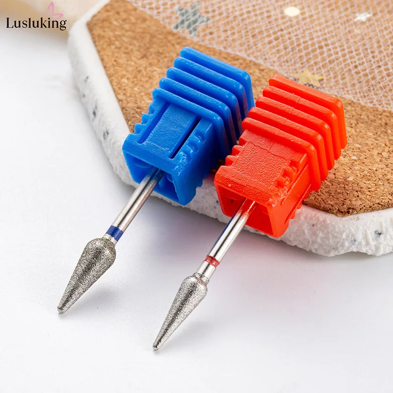 ดอกสว่านเจียรเพชร 1/2/5 ชิ้น สำหรับทำเล็บมือ เล็บเท้า กำจัดหนังกำพร้า อุปกรณ์เสริมสำหรับเครื่องเจียรเล็บไฟฟ้าแบบรัสเซีย