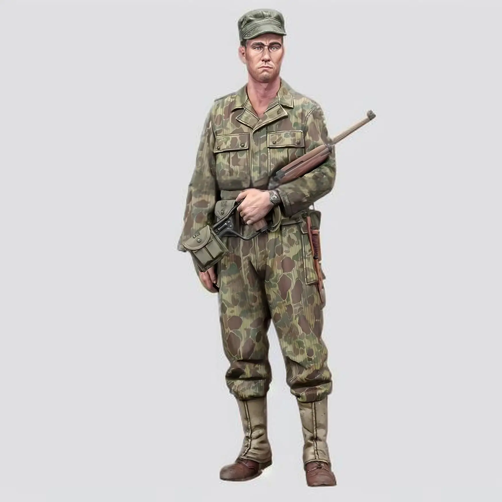 Modèle de soldats de la seconde guerre mondiale, modèle de figurine en résine, GM, modèle de thèmes militaires, kit non assemblé et non peint, 1/16