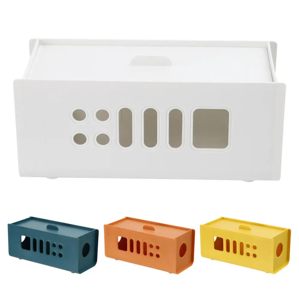 

Line Management Anti Dust Cable Storage Box Convenient Safety Storage Socket Charger Multifunction Power Strip Cover