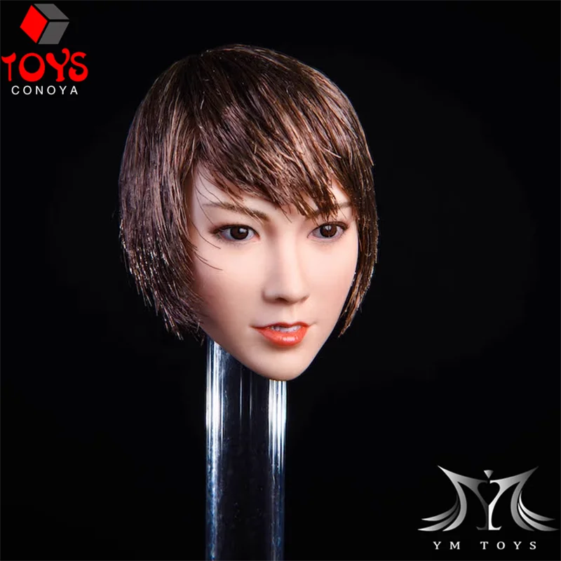 YMTOYS YMT021 1/6 Schaal Aziatische Schoonheid Qian Head Sculpt Model Fit 12 "Vrouwelijke Soldaat Action Figure Zonnebrand Huid Lichaam poppen