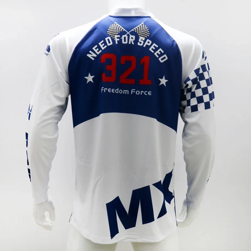 MTB DH MX Offroad Mountain bike motorcycle Competitive competitionQuick drying breathable Short sleeve image 4